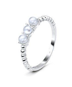 Pearl Silver Rings NSR-2910